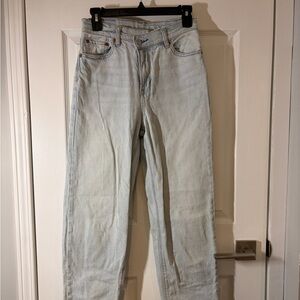 American Eagle Outfitters Light Wash Straight Jeans